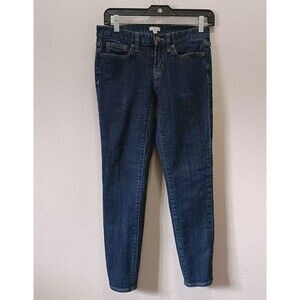 J Crew Factory Jeans Size 24x26 Medium Wash Dark Blue